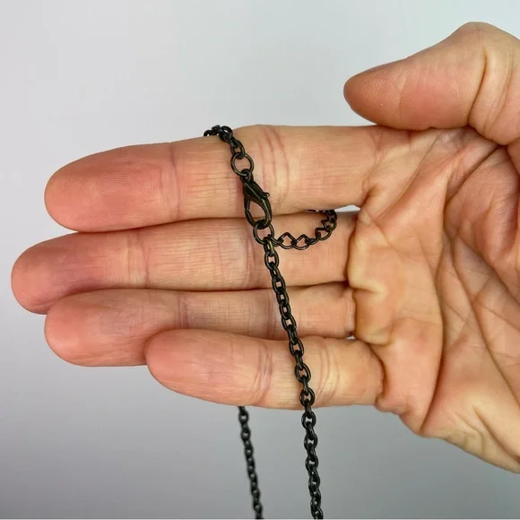 Brass Octopus Chain Necklace - Picture 6 of 12